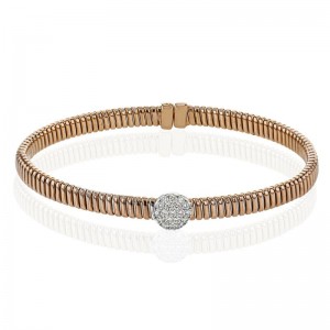 LB2398-r Bangle in 18K Gold with Diamonds