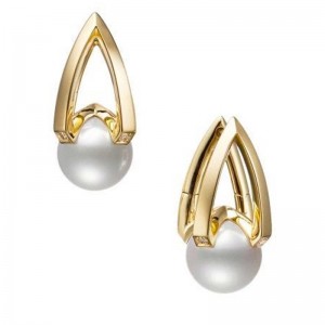 7.75 mm Akoya Cultured Pearl Earrings