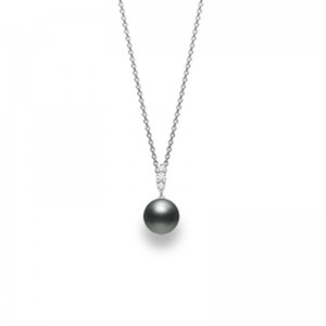 Mikimoto MPA10383BDXW Black South Sea Cultured Pearl Necklace
