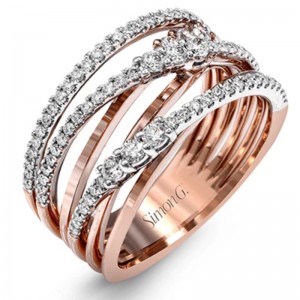 Simon G MR2606 Diamond Fashion Ring