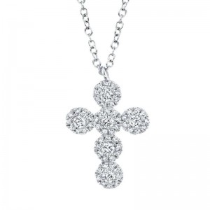 SC55002817 Kate 0.25CT Diamond Cross Pendant