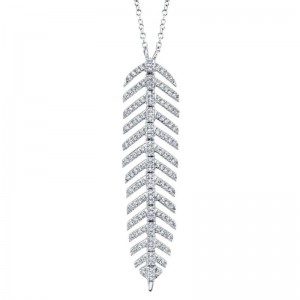 SC55006044 Kate 0.29CT Diamond Feather Necklace