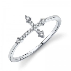SC55008654 Kate 0.09CT Diamond Cross Ring