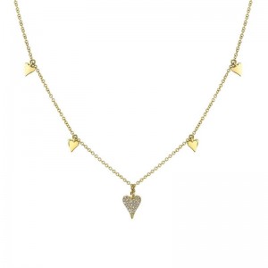 SC55021406 Kate 0.07CT Diamond Heart Necklace