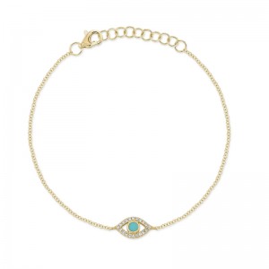 SC55022324 Kate 14K Gold Eye Bracelet