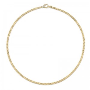 SC55023203Z18 Kate Diamond Yellow Gold Curb Chain Necklace