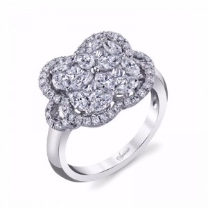 Floral Diamond Statement Ring SJU2155R