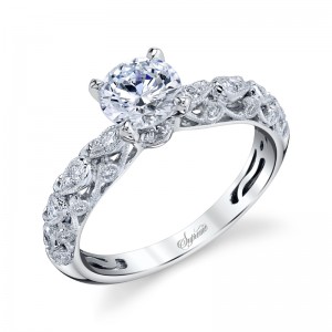 18K White Gold Stunning Supreme Jewelry Engagement Ring