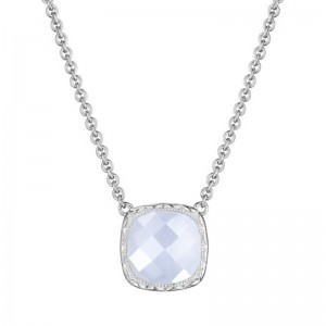 Tacori SN23203 Chalcedony Pendant on Sterling Silver Chain