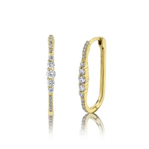 Kate Collection Oval Hoop Earrings SC55022231H0.80