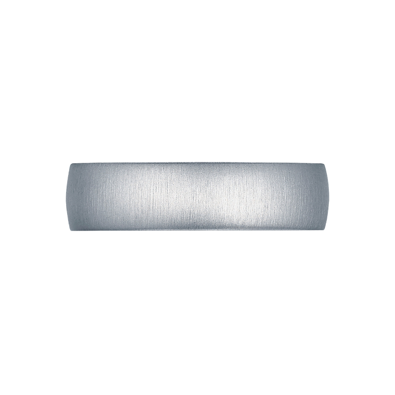 111-6S Sculpted Crescent Men's Platinum Wedding Band