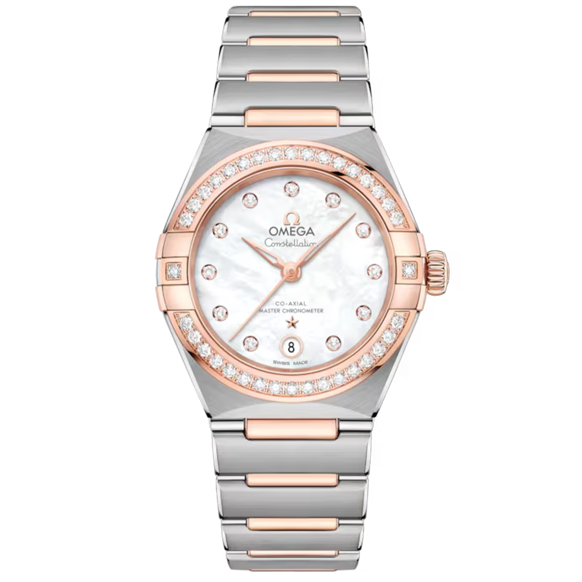 131.25.29.20.55.001 Constellation 29 mm Sedna Gold On Steel Women