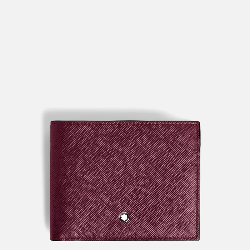 199367 Sartorial Wallet 6cc In Cassis Leather