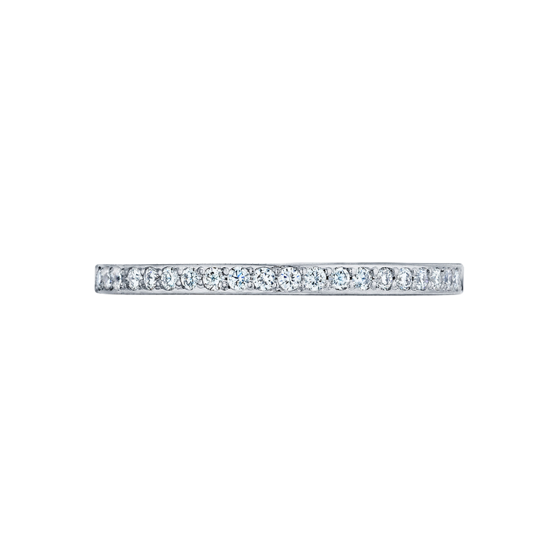 25612 Ribbon Women's White Gold Wedding Ring