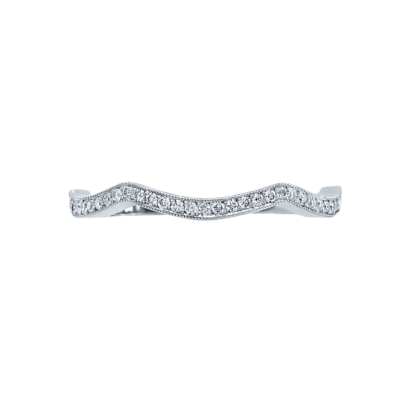 Tacori Ribbon Women's Platinum Diamond Wedding Ring