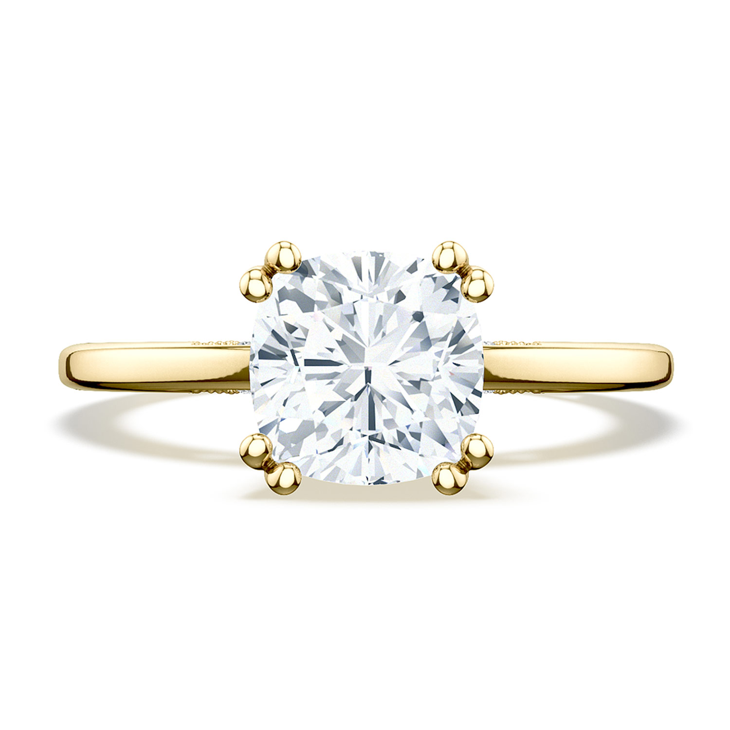 268215CU Cushion Solitaire Engagement Ring