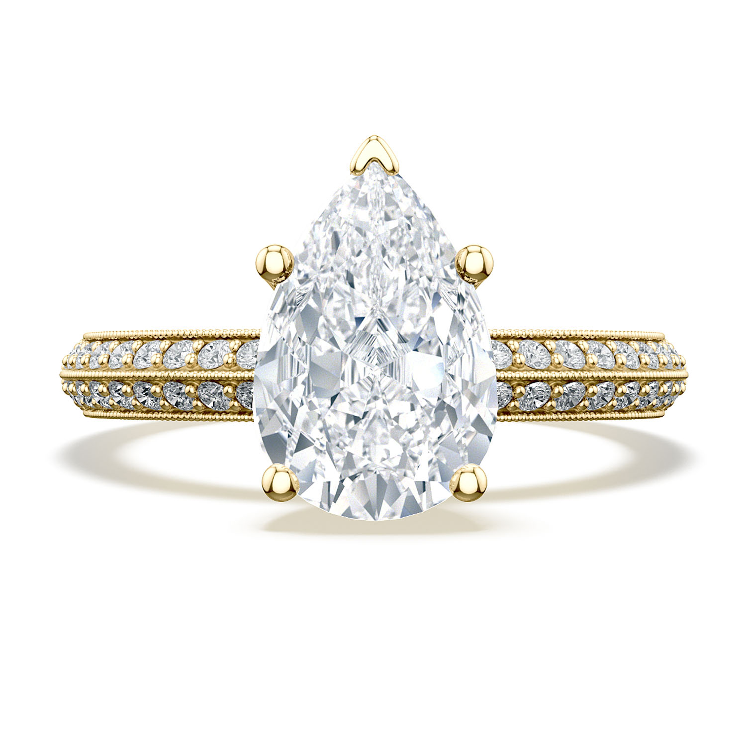 2686PS Pear Solitaire Engagement Ring