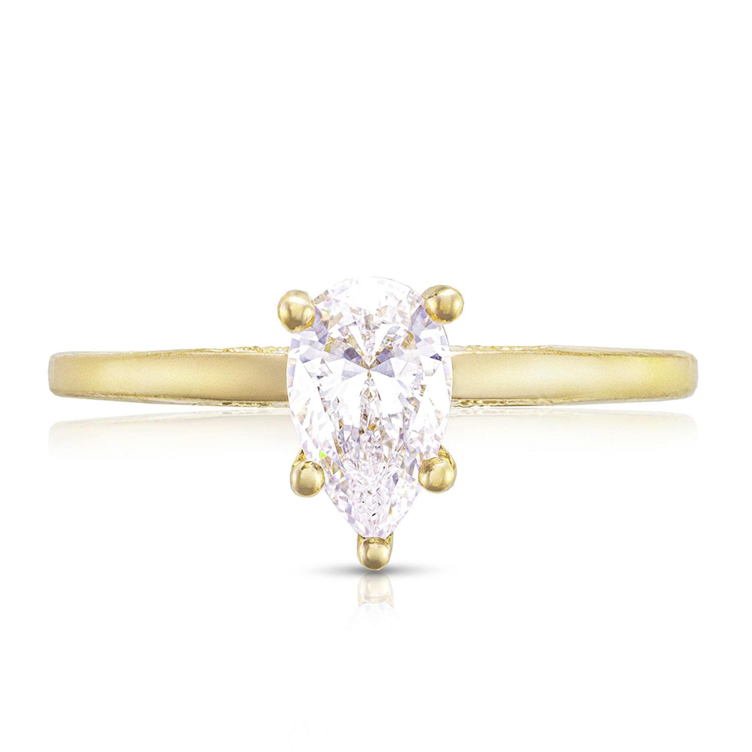 268815PS Pear Solitaire Engagement Ring