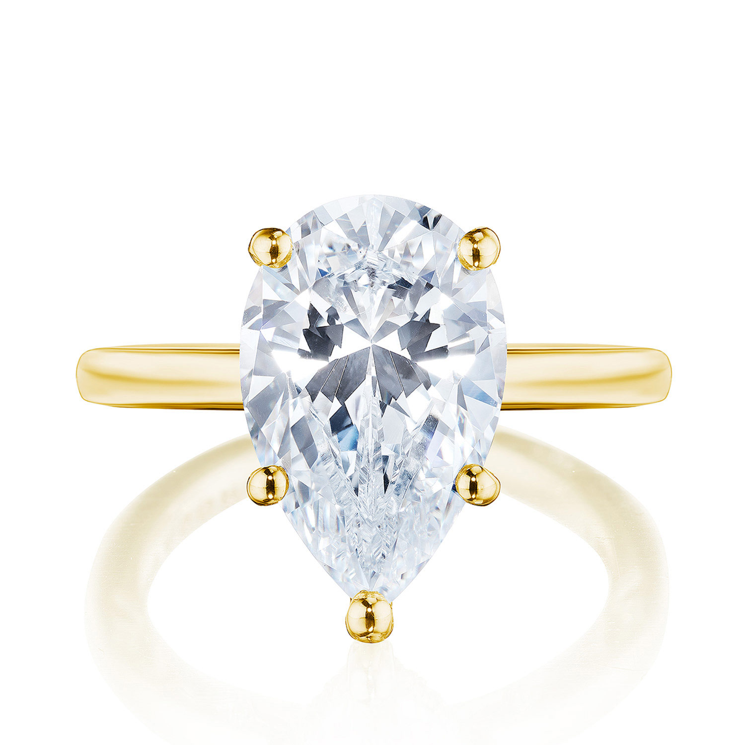 268922PS Pear Solitaire Engagement Ring