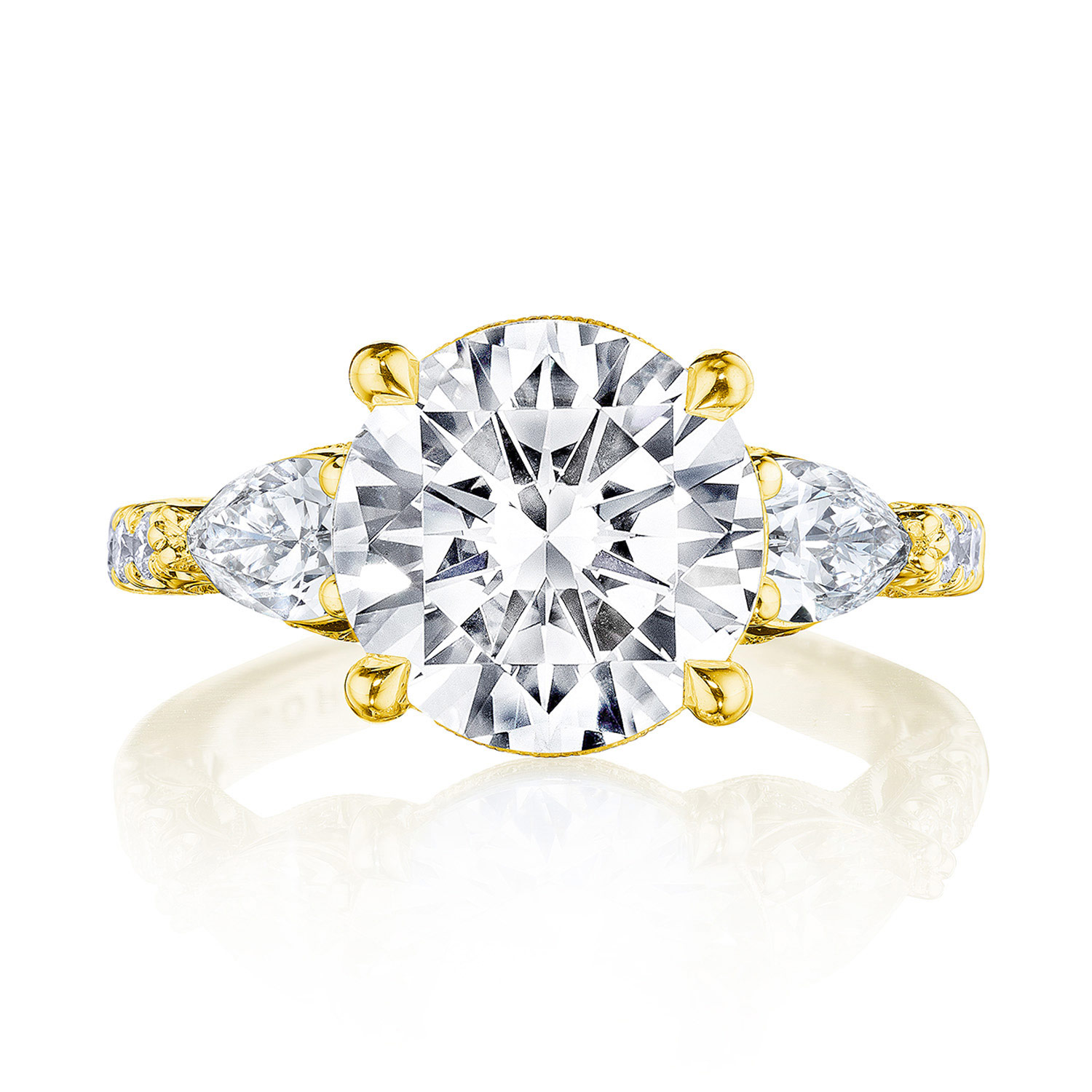 269522RD Round 3-Stone Engagement Ring