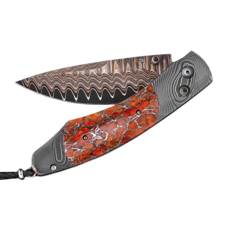 William Henry B12 LIQUID SKY Damascus Liquid Sky Knife
