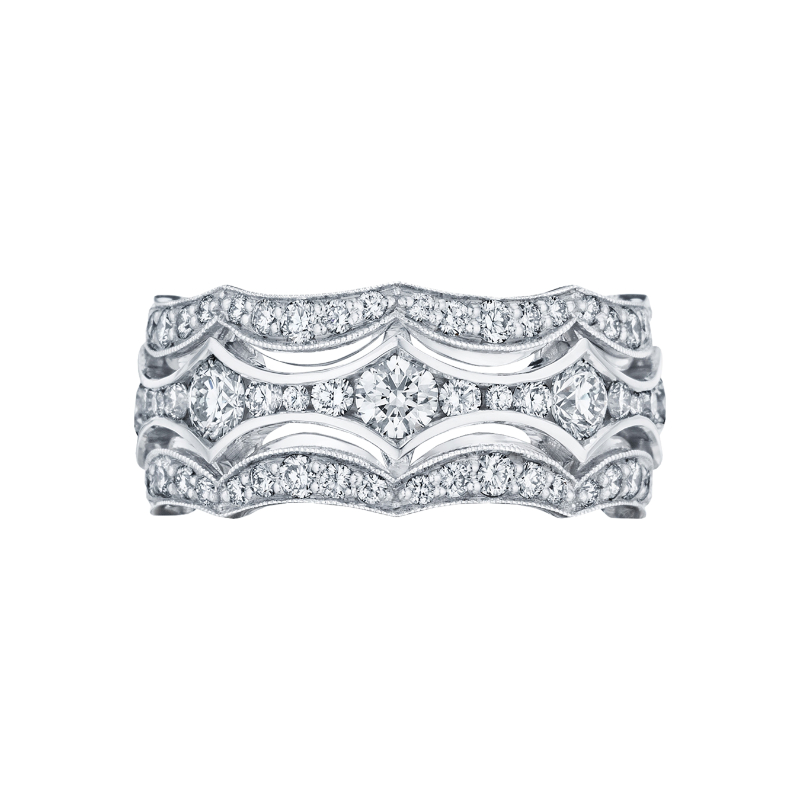 Tacori Adoration Women's Platinum Diamond Wedding Ring