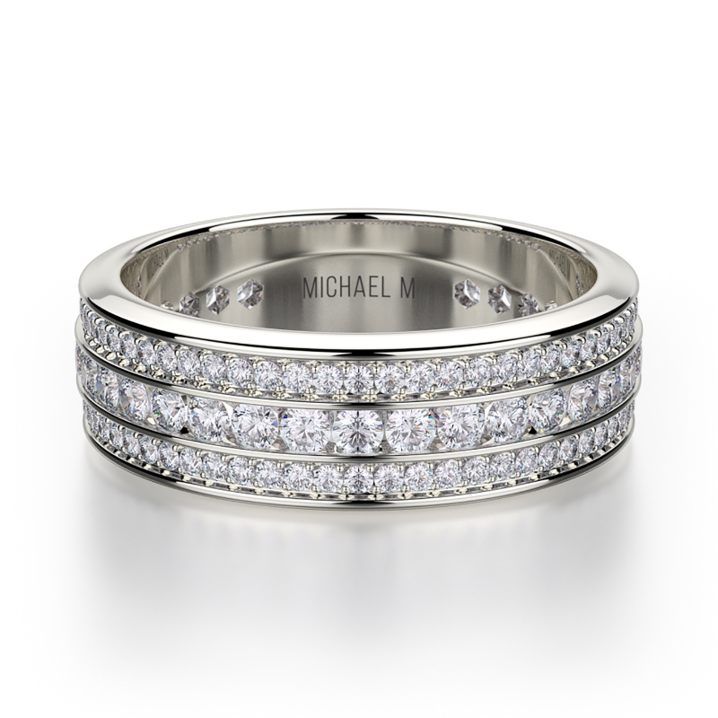 R323B Women's White Gold Wedding Ring