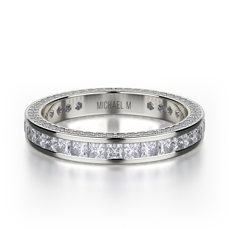 R431BF Women's White Gold Wedding Ring