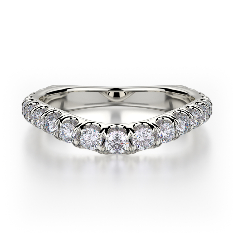R440B Women's White Gold Wedding Ring