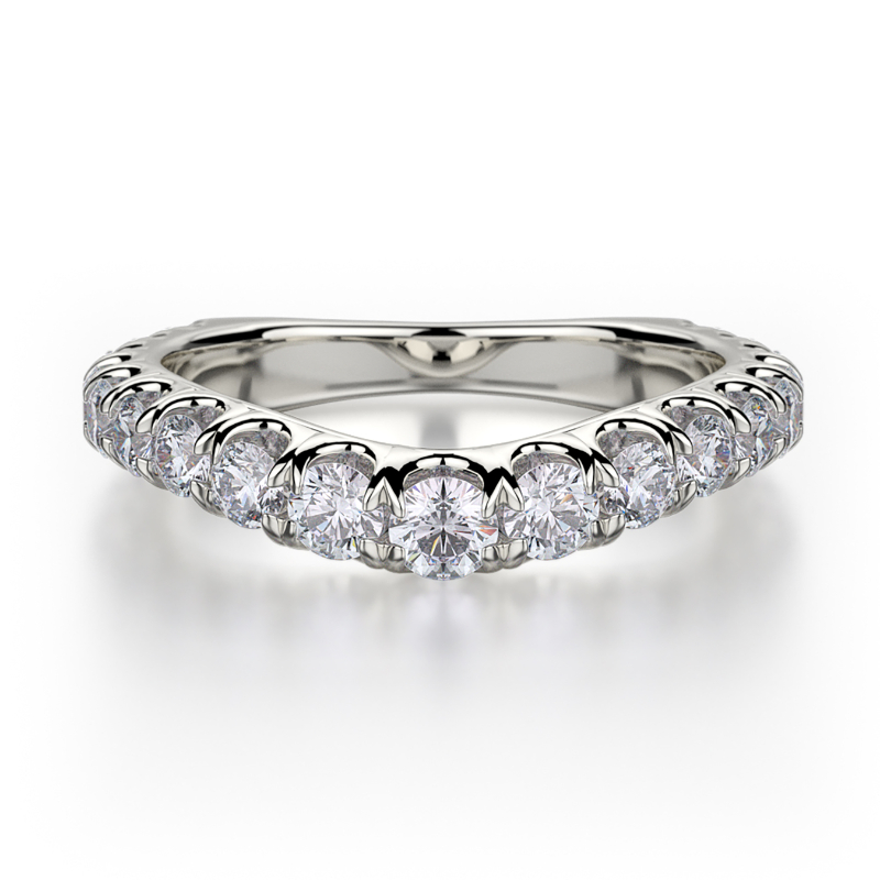 R440LB Women's White Gold Wedding Ring