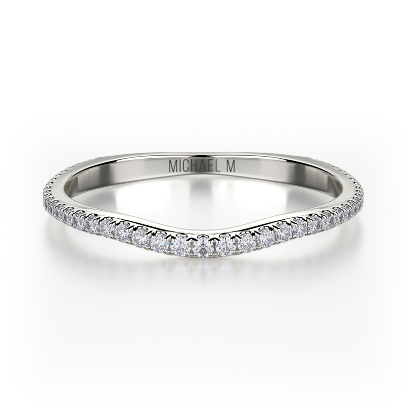 R440SB Women's White Gold Wedding Ring