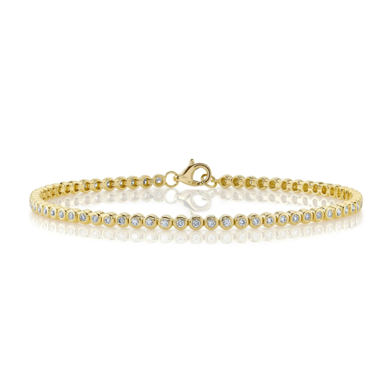 checkerboard Dimond gold and silver bangle