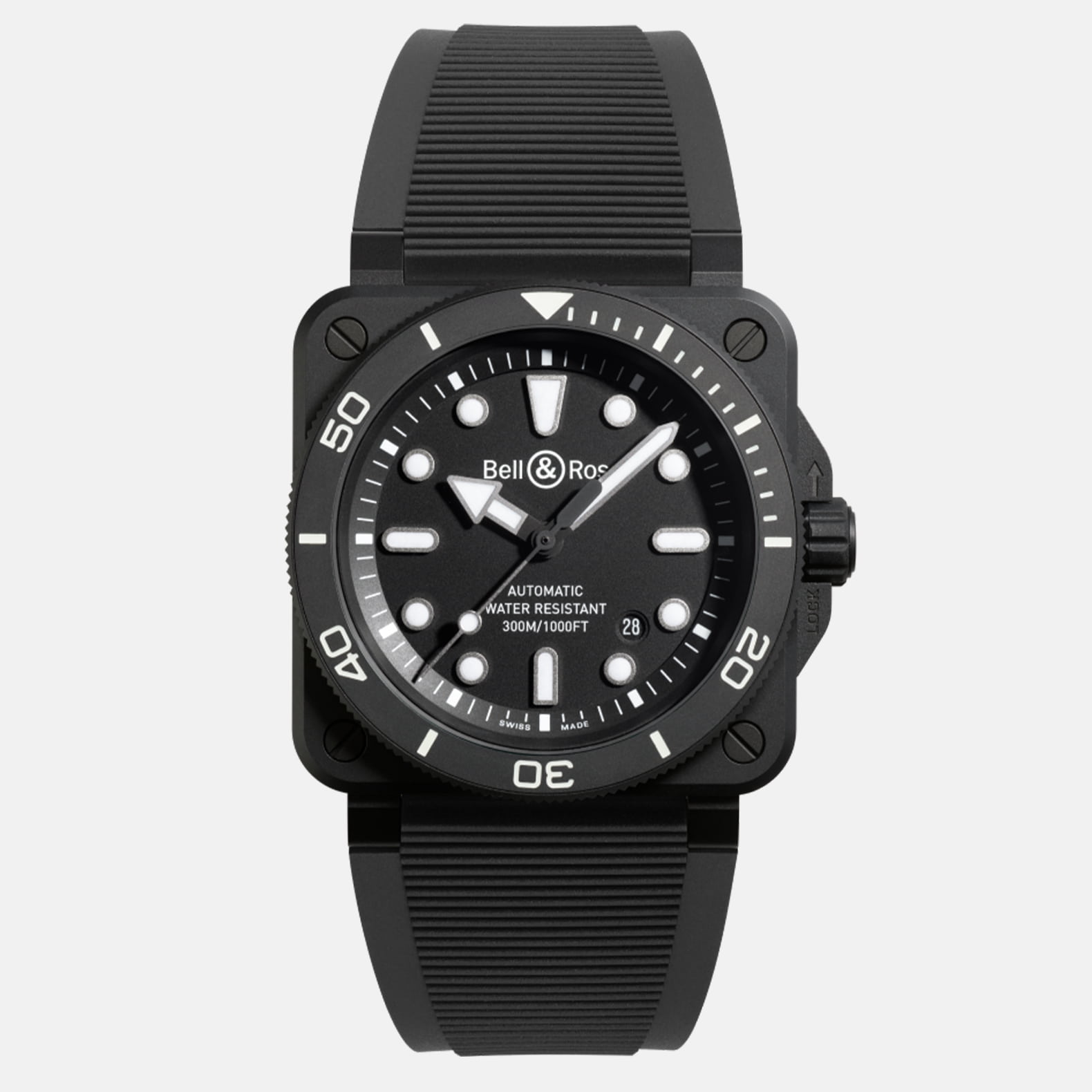 BR-03 Diver Black Matte Ceramic