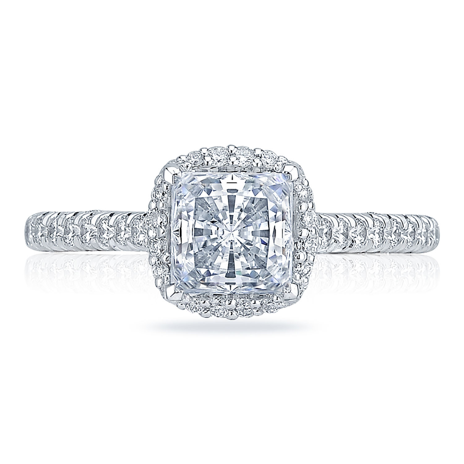 HT2547PR Princess Bloom Engagement Ring