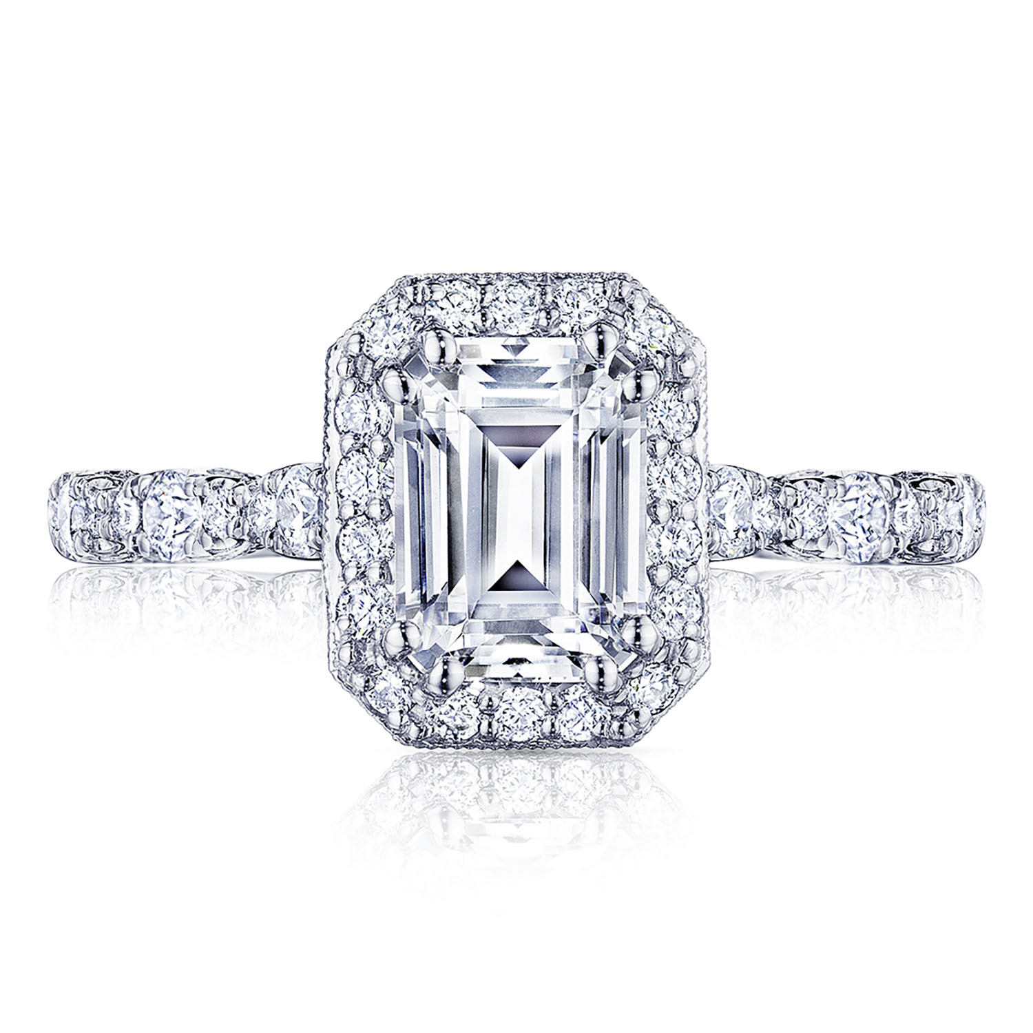 HT2560EC Emerald Bloom Engagement Ring