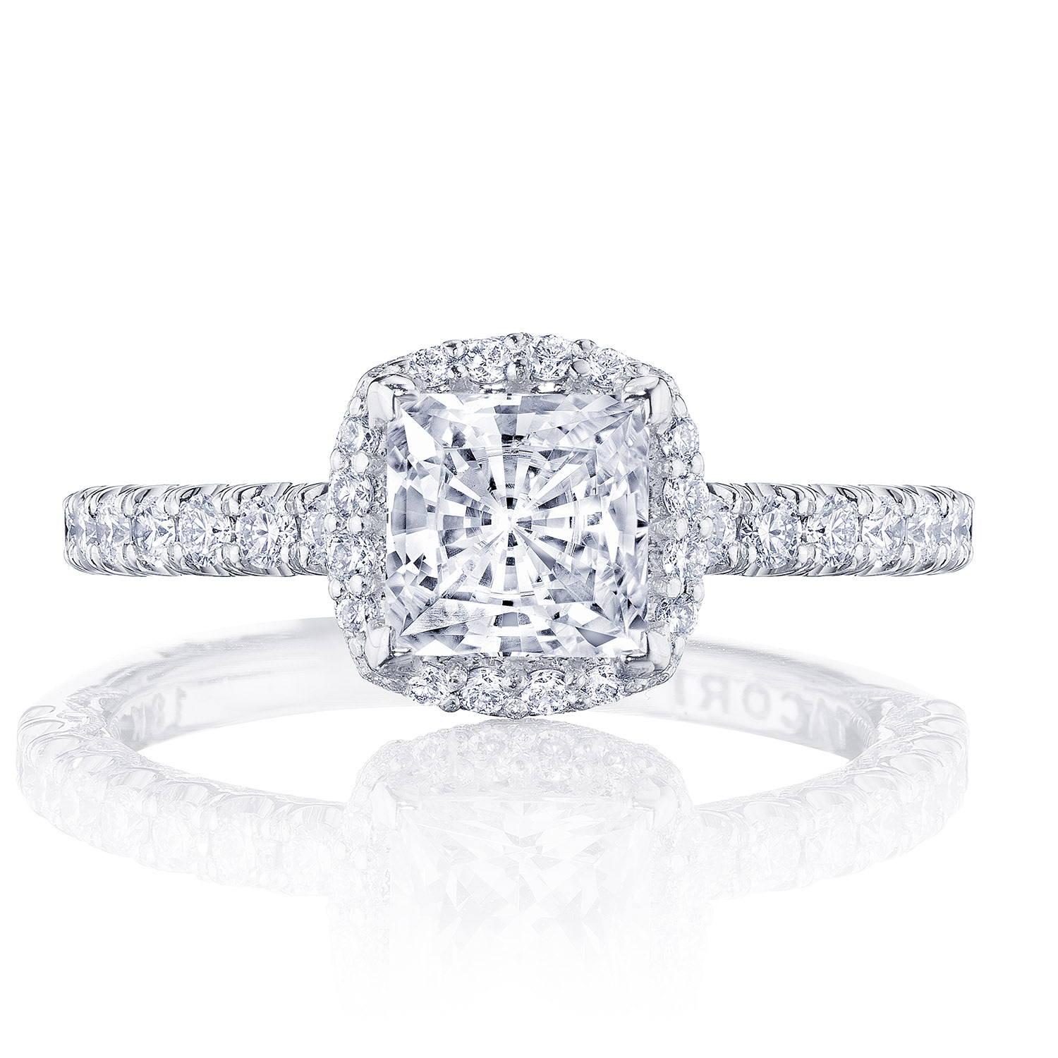 HT2572PR Princess Bloom Engagement Ring