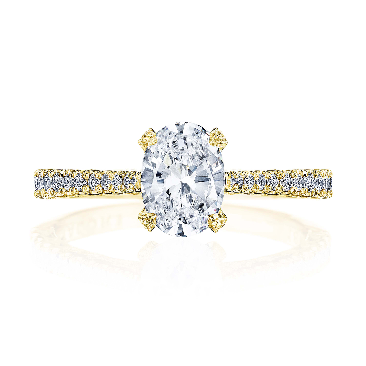 HT2578OV Oval Solitaire Engagement Ring