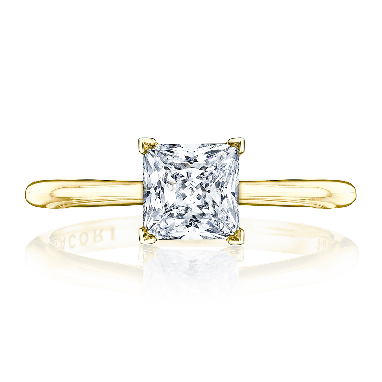 HT2580PR Princess Solitaire Engagement Ring