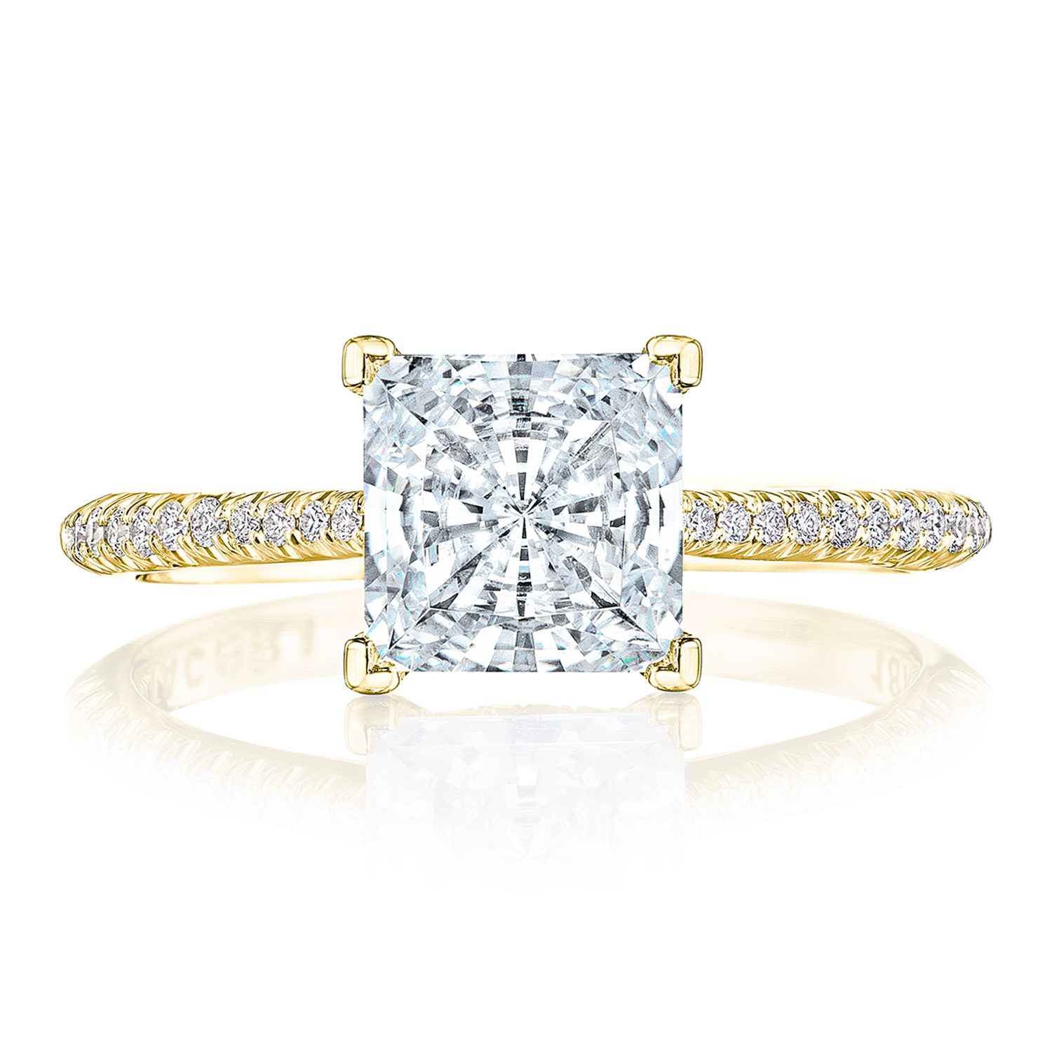 HT2581PR Princess Solitaire Engagement Ring