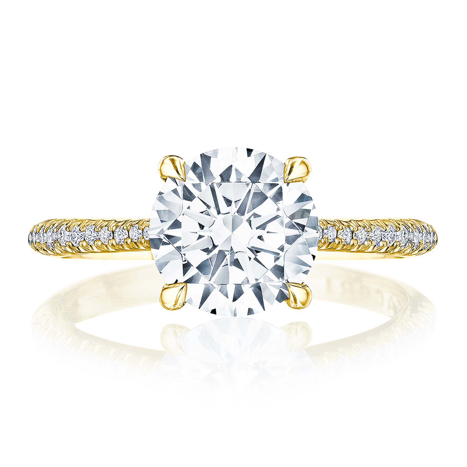 HT2581RD Round Solitaire Engagement Ring