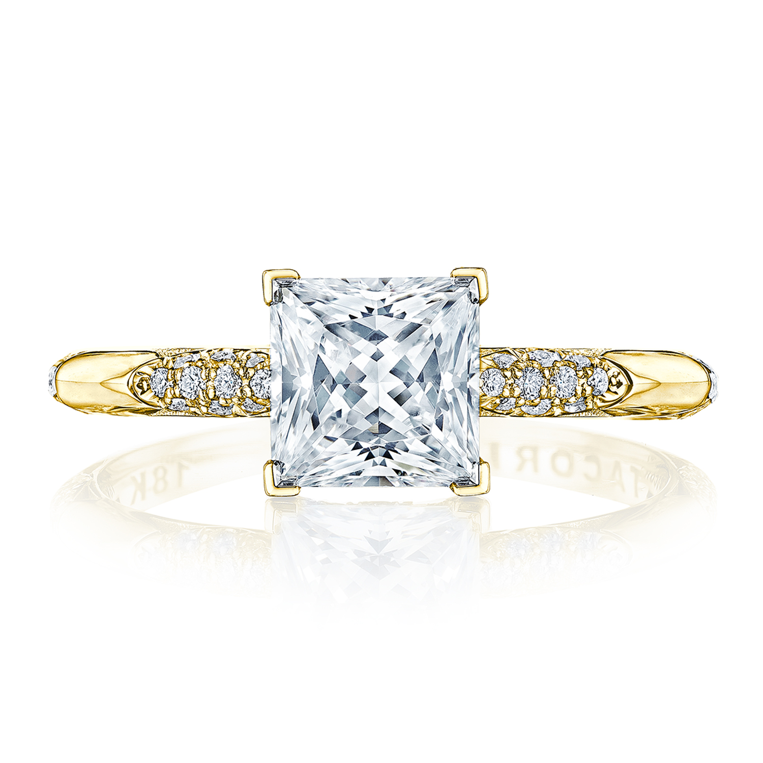 HT2582PR Princess Solitaire Engagement Ring