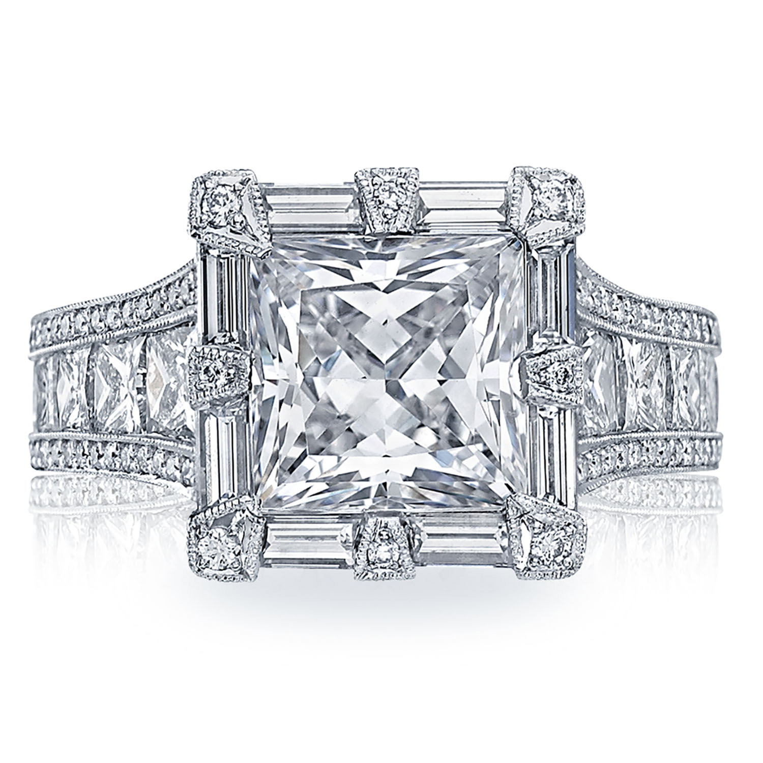 HT2601PR Princess Bloom Engagement Ring