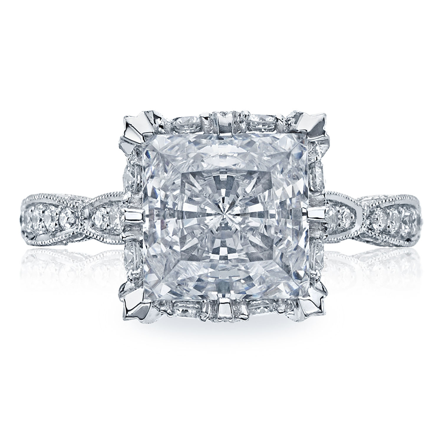 HT2604PR Princess Solitaire Engagement Ring