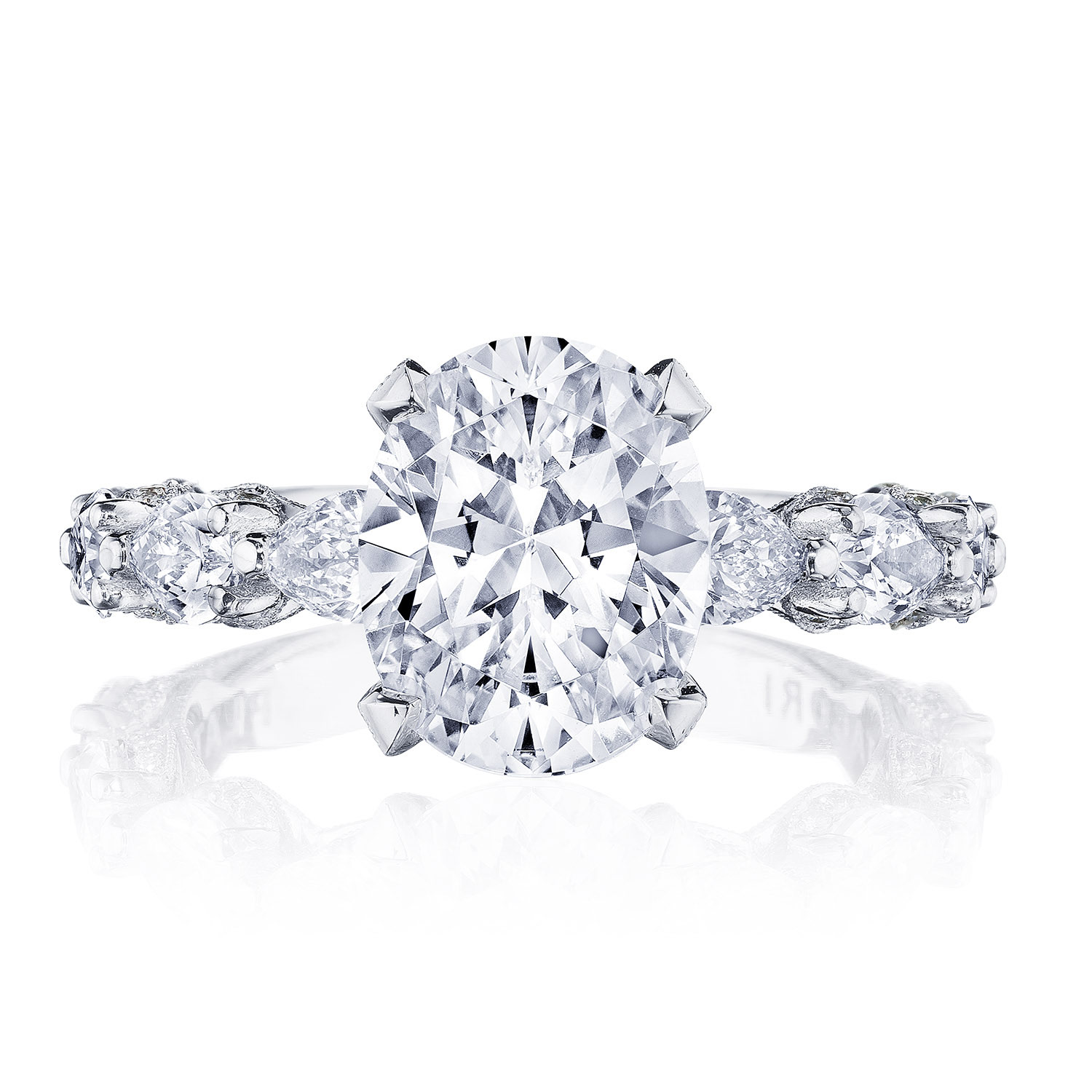 HT2666OV Oval Solitaire Engagement Ring
