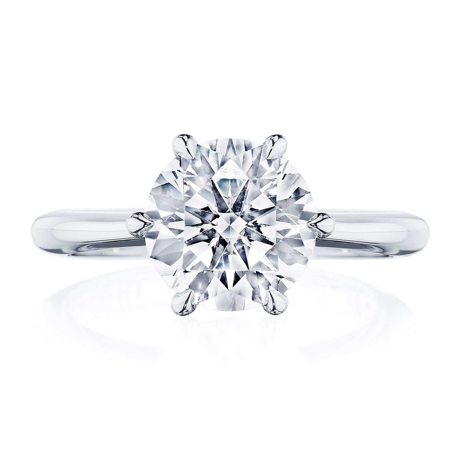 HT2674RD Round Solitaire Engagement Ring