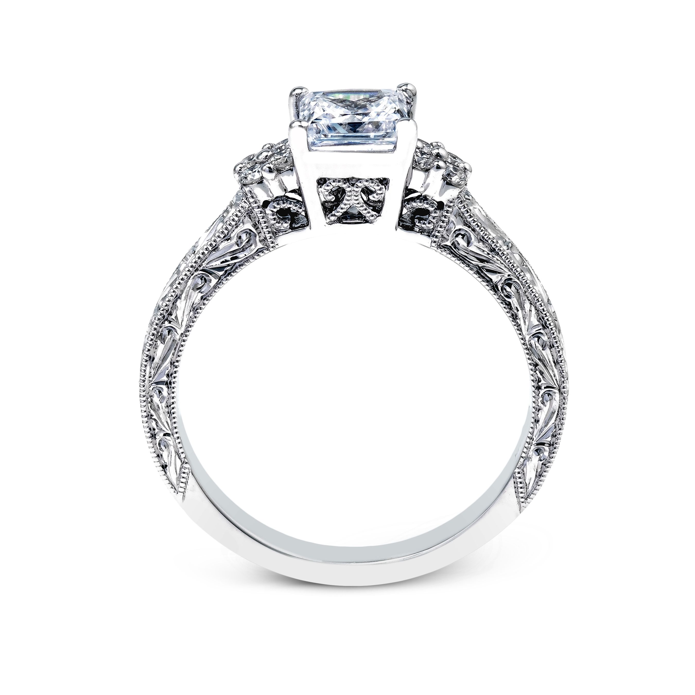 simon-g-lp2253-white-gold-princess-cut-engagement-ring-side