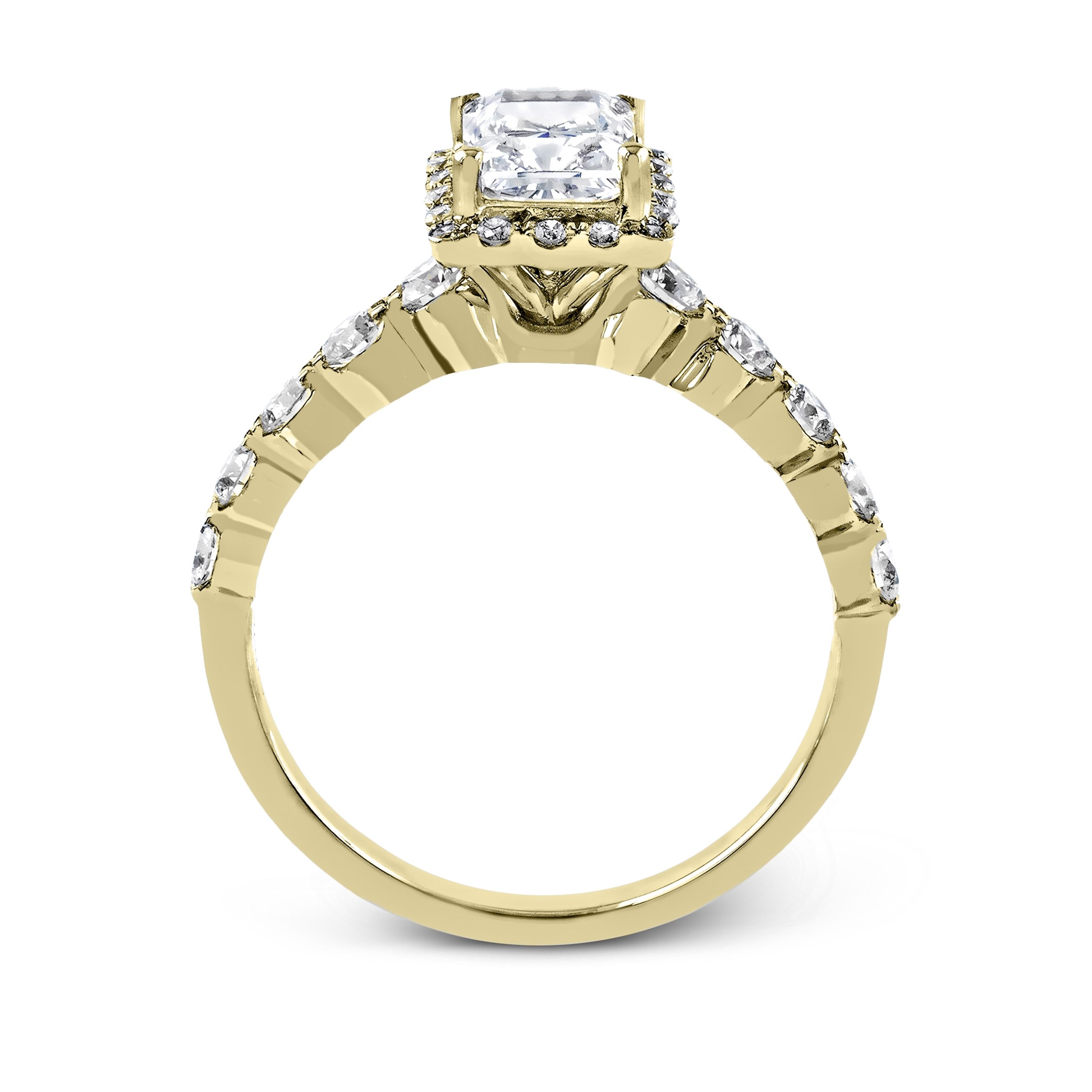 simon-g-mr2088-yellow-gold-radiant-cut-engagement-ring-side