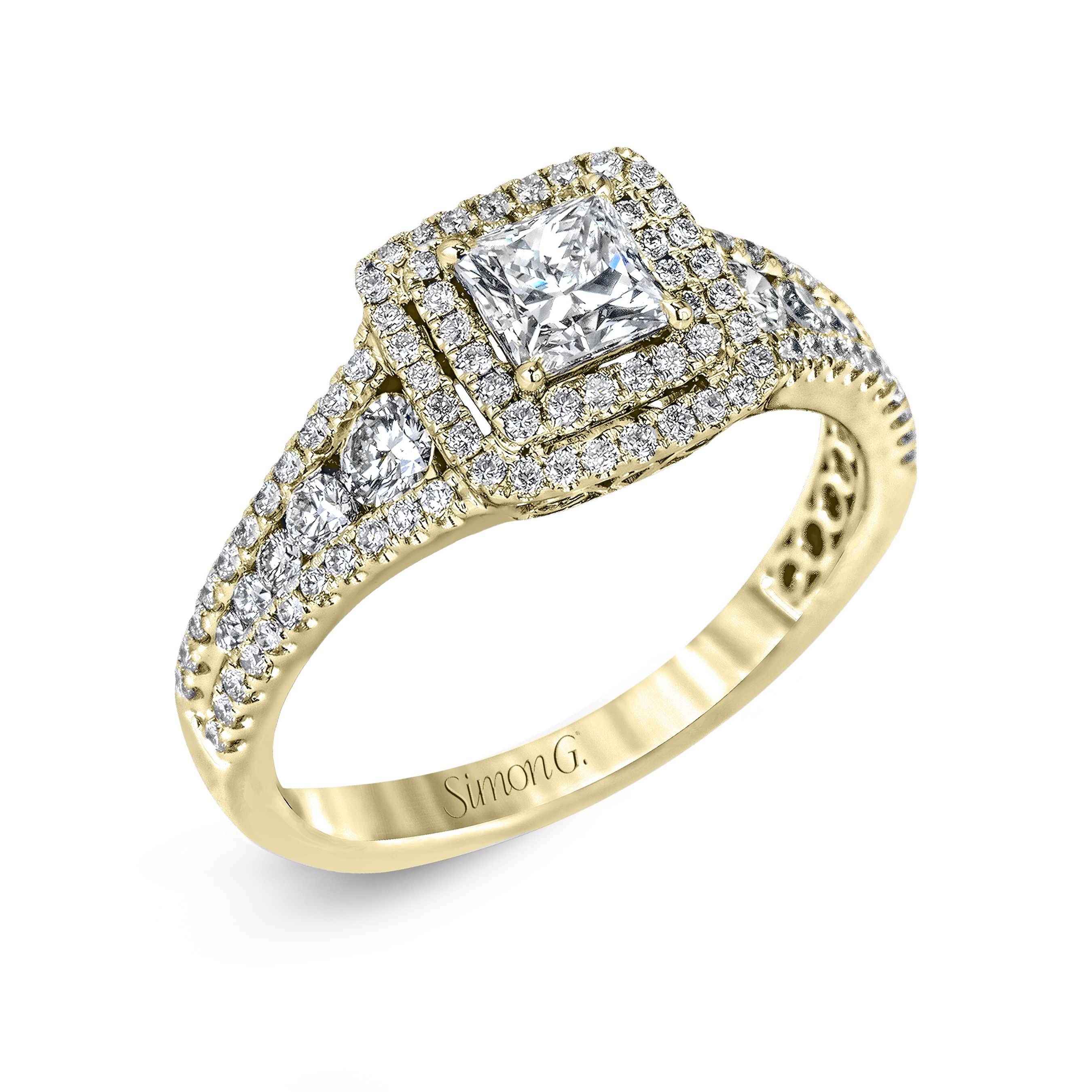 simon-g-mr2589-yellow-gold-modern-square-halo-engagement-ring