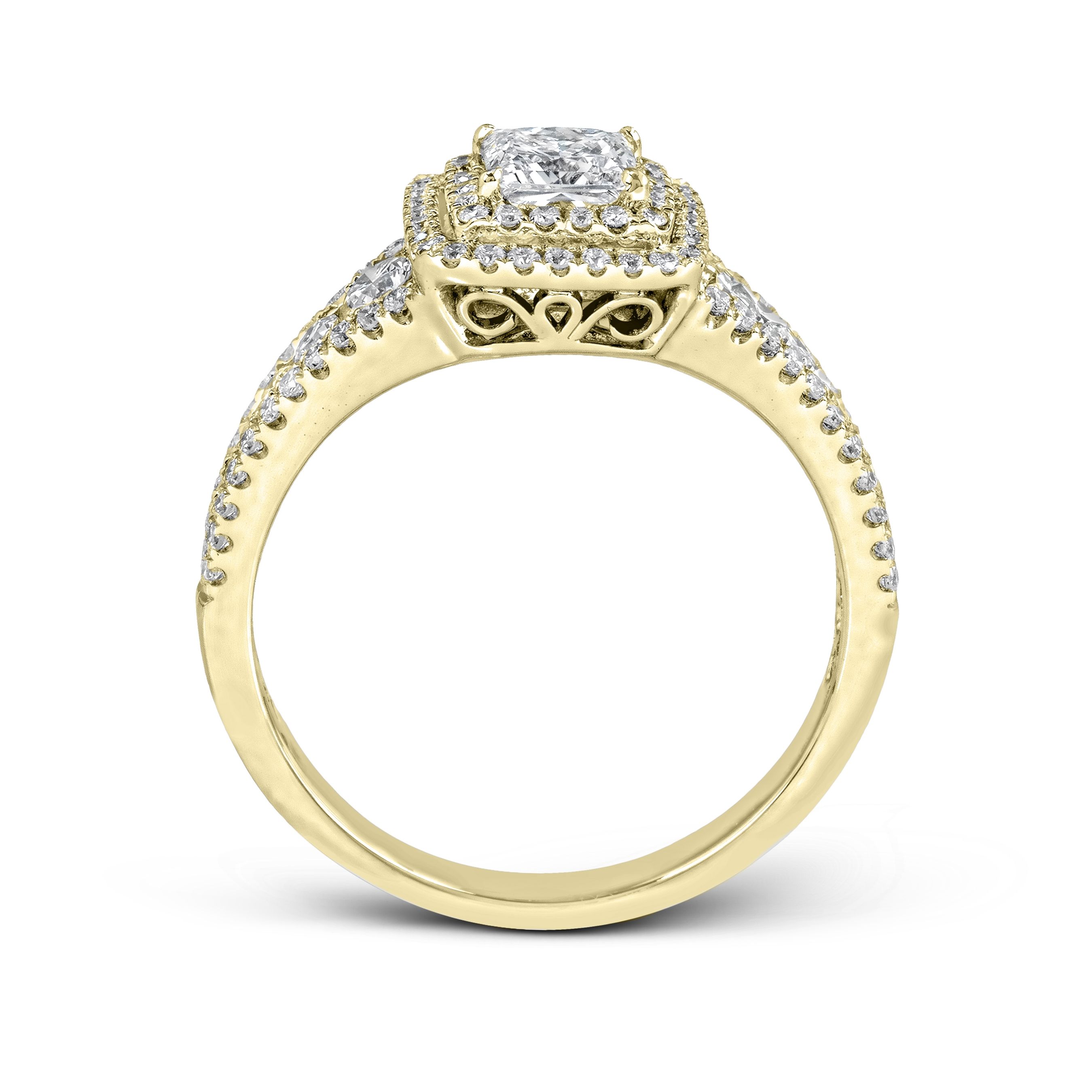 simon-g-mr2589-yellow-gold-princess-cut-engagement-ring-side
