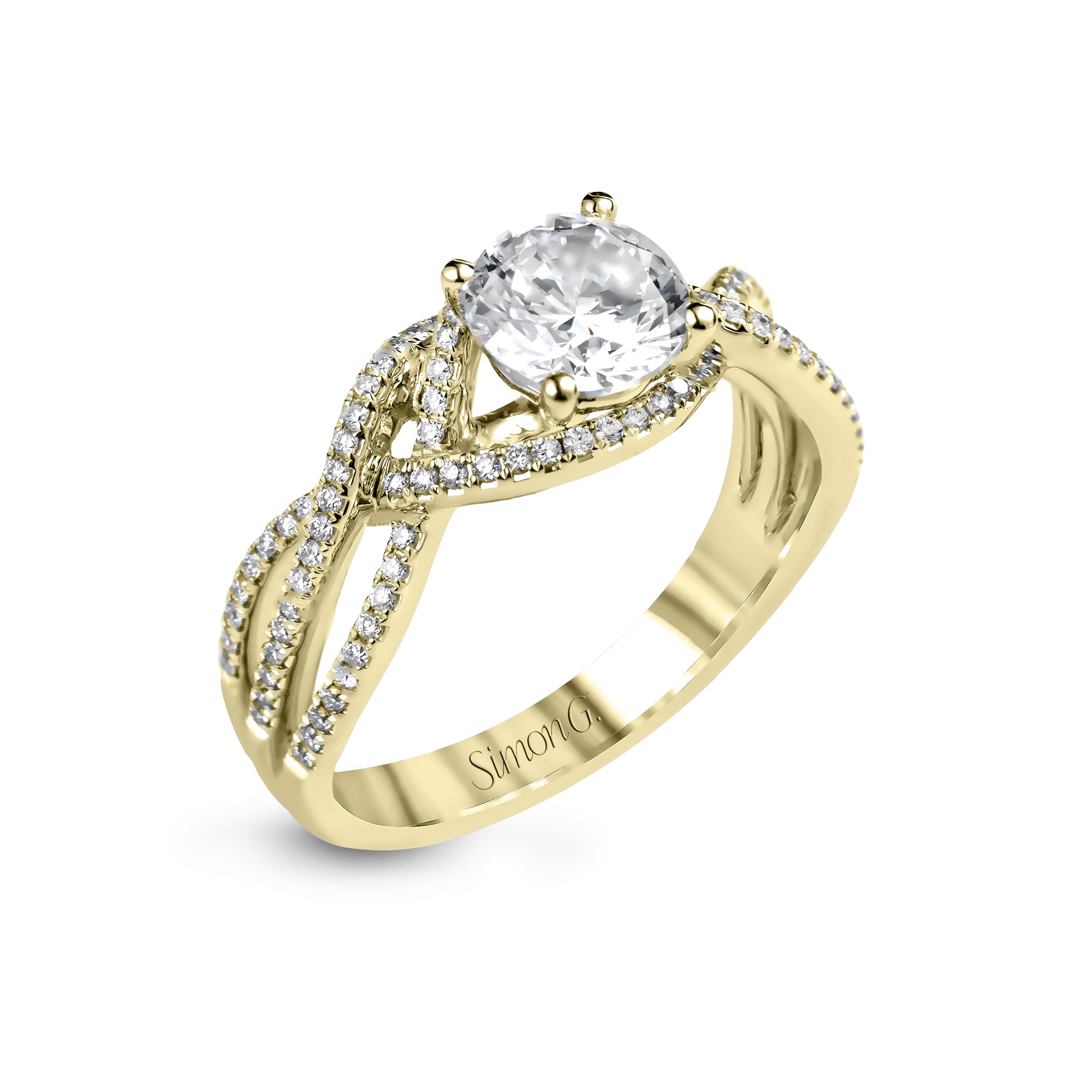 simon-g-mr2593-yellow-gold-modern-twist-shank-engagement-ring